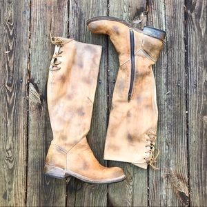 Bed Stu Manchester Tan rustic Boot